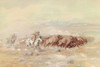 When Meat was Plentiful Poster Print - Charles Marion Russell