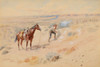 Man Hunting Antelope 1902 Poster Print - Charles Marion Russell