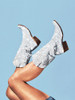 These Boots   Glitter Blue II Poster Print - Artography Vertigo