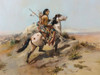 Indian Scout on Horseback Poster Print - Charles Marion Russell