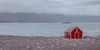 Beach hut on Lofoten coastline - Norway Poster Print - Assaf Frank