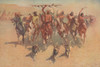 The Ceremony of the Scalps 1906 Poster Print - Frederic Remington