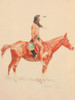 A Cheyenne Buck from a Bunch of Buckskins Poster Print - Frederic Remington