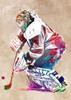 Hockey player #hockey #sport Poster Print - Justyna Jaszke