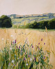 Oaks and Tall Grass Poster Print - Claire Whitehead
