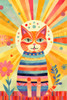 Happy Cat Iv Poster Print - Andrea Haase