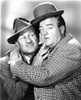 Abbott & Costello in Suit hugging Photo Print - Item # VARCEL680736