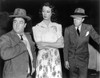 Abbott & Costello Posed with a Woman in Dress Photo Print - Item # VARCEL680750