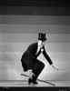 Fred Astaire Dancing in Top Hat Black and White Portrait Photo Print - Item # VARCEL680907