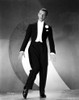 Fred Astaire Dancing in Black Shoes, Black Suit and White Bow Tie Photo Print - Item # VARCEL680912