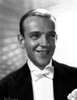 Fred Astaire smiling in Black Suit and White Bow Tie in Black and White Photo Print - Item # VARCEL681041