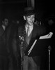 Fred Astaire Reading in Suit and Hat, Black and White Portrait Photo Print - Item # VARCEL681070