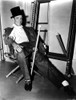 Fred Astaire Seated on Chair in Black and White Portrait Photo Print - Item # VARCEL681098