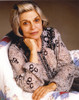 Anne Bancroft Pose in Floral Dress sitting on Chair Photo Print - Item # VARCEL681342