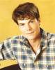 Cameron Bancroft wearing Checkered Polo Shirt on Orange Background Photo Print - Item # VARCEL681345