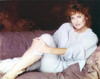 Stephanie Beacham Reclining Pose wearing Blue Dress Photo Print - Item # VARCEL681810