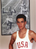 Robby Benson in front of track photograph Photo Print - Item # VARCEL681920
