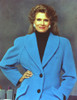 Candice Bergen Posed wearing Blue Coat Portrait Photo Print - Item # VARCEL681938
