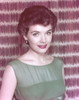 Polly Bergen smiling in Green Dress Portrait Photo Print - Item # VARCEL681943