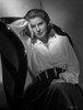 Ingrid Bergman Leaning on Couch in White Dress Photo Print - Item # VARCEL681979