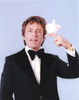 Bill Bixby Posed wearing Tuxedo with Dove on Hand with Gray Background Portrait Photo Print - Item # VARCEL682160