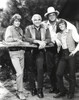 Bonanza in Casual Wear Black and White Group Portrait Photo Print - Item # VARCEL682324