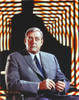 Raymond Burr sitting in Tuxedo Portrait Photo Print - Item # VARCEL683059