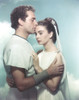 Richard Burton White Background Couple Portrait Photo Print - Item # VARCEL683085