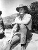 Peter Graves sitting outdoors wearing a cowboy hat Photo Print - Item # VARCEL683421