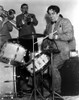 Gene Krupa playing the drums with a band Photo Print - Item # VARCEL684128