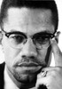 Close up Malcolm X Photo Print