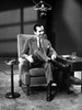 Edward R Murrow sitting in an armchair Photo Print - Item # VARCEL685255