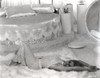 Ann Margret Lying on the Floor wearing a Dress in Classic Portrait Photo Print - Item # VARCEL685458