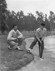Dean Martin and Jerry Lewis Playing Golf in Classic Portrait Photo Print - Item # VARCEL685617