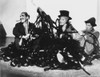 Marx Brothers Scene with Three Men smiling in Black and White Photo Print - Item # VARCEL685659
