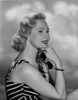 Virginia Mayo Posed in Striped Dress Photo Print - Item # VARCEL685711