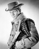 Publicity still of Steve McQueen with a gun Photo Print - Item # VARCEL685810
