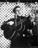 Steve McQueen Playing Guitar in Classic Portrait Photo Print - Item # VARCEL685824