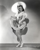 Ann Miller wearing a Glittering Dress in a Classic Portrait Photo Print - Item # VARCEL685973