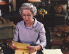 Helen Mirren Reading in Gray Formal Dress Photo Print - Item # VARCEL686027