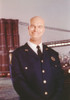 Richard Moll smiling in Police Uniform Portrait Photo Print - Item # VARCEL686114