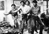 Monkees smiling in Black and White Photo Print - Item # VARCEL686119