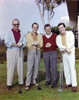 Group Picture With Bob Newhart Holding Golf Bat Photo Print - Item # VARCEL686316