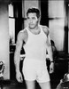 Paul Newman in Gym Outfit Black and White Photo Print - Item # VARCEL686332