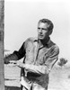 Paul Newman Shocked in Polo Black and White Photo Print - Item # VARCEL686362