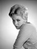 Kim Novak in Stripes Dress Black and White Photo Print - Item # VARCEL686495