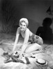 Kim Novak posing on a beach Photo Print - Item # VARCEL686534
