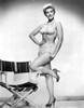 Kim Novak leaning on a chair in lingerie Photo Print - Item # VARCEL686535