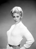 Kim Novak Hands on Waist in White Fit Sweater Portrait Photo Print - Item # VARCEL686529