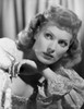 Maureen O'Hara Close Up Portrait wearing Floral Pointed Sleeves Photo Print - Item # VARCEL686645
